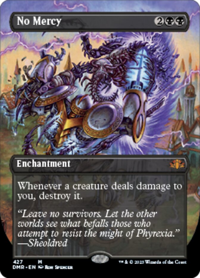 No Mercy (Borderless Alternate Art) [Dominaria Remastered] | Eastridge Sports Cards & Games