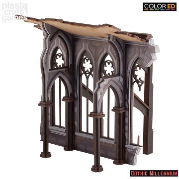 Plast Craft Gothic Millennium Demi-Ruined Side Wall | Eastridge Sports Cards & Games