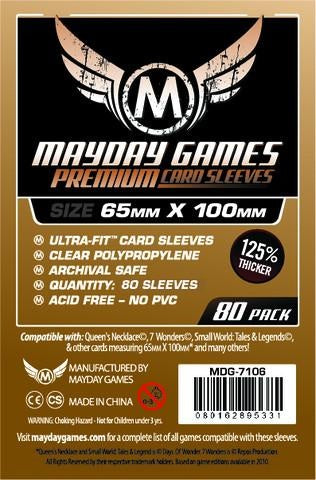 Mayday PREMIUM MAGNUM 7 WONDERS SLEEVES 65mm X 100mm 80CT | Eastridge Sports Cards & Games