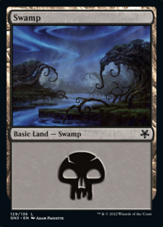 Swamp (129) [Game Night: Free-for-All] | Eastridge Sports Cards & Games