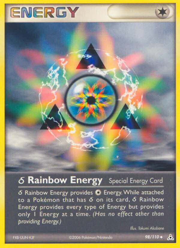 Rainbow Energy (98/110) (Delta Species) [EX: Holon Phantoms] | Eastridge Sports Cards & Games