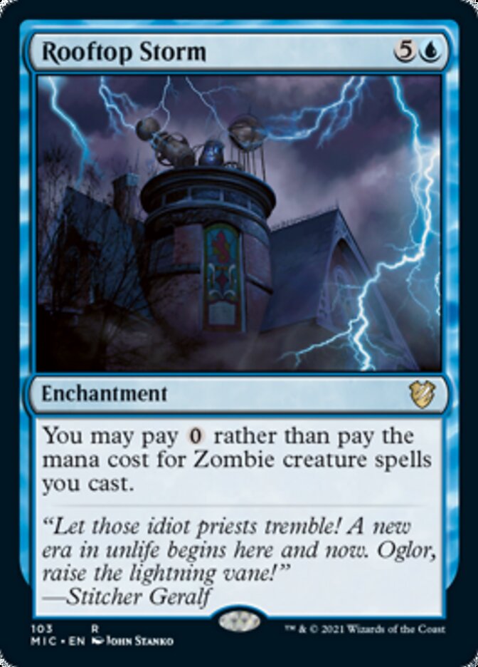 Rooftop Storm [Innistrad: Midnight Hunt Commander] | Eastridge Sports Cards & Games
