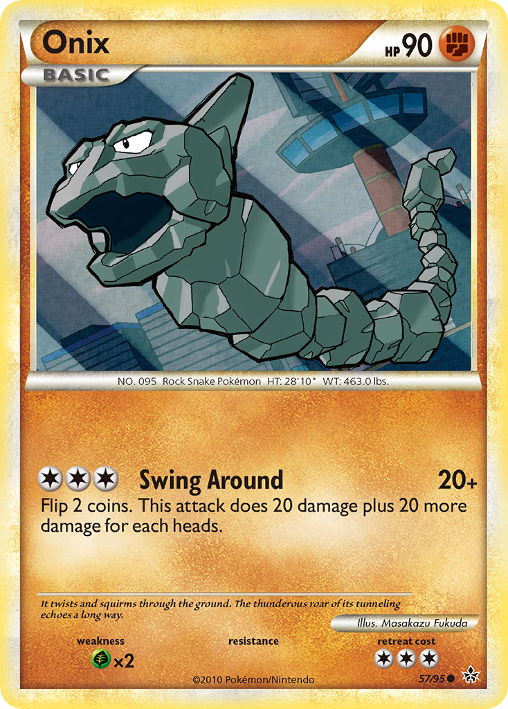Onix (57/95) [HeartGold & SoulSilver: Unleashed] | Eastridge Sports Cards & Games