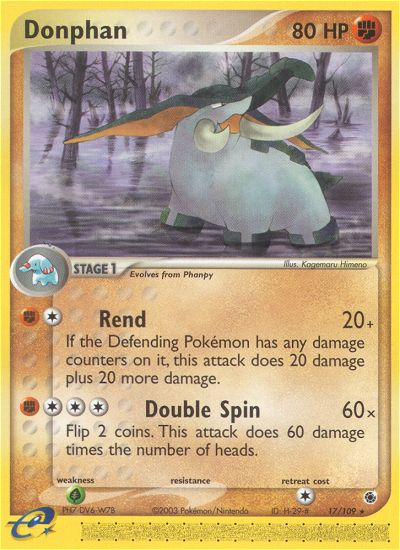 Donphan (17/109) [EX: Ruby & Sapphire] | Eastridge Sports Cards & Games