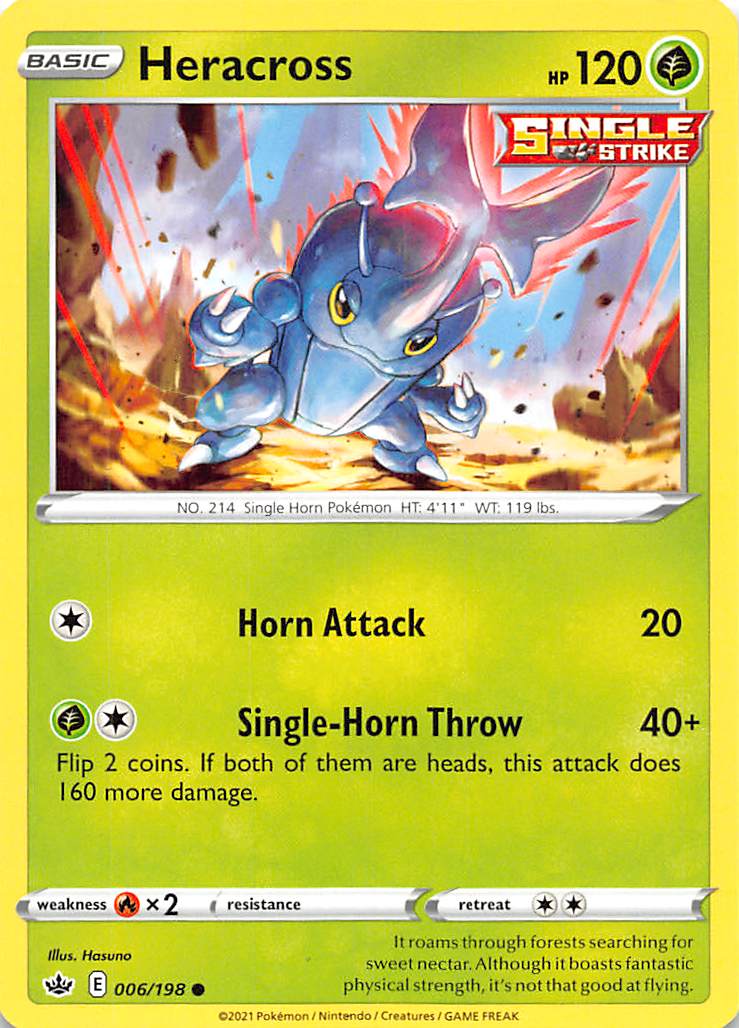 Heracross (006/198) [Sword & Shield: Chilling Reign] | Eastridge Sports Cards & Games