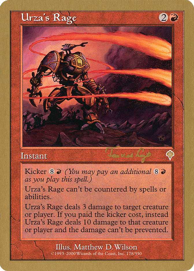 Urza's Rage (Tom van de Logt) [World Championship Decks 2001] | Eastridge Sports Cards & Games