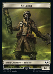 Soldier (004) // Vanguard Suppressor Double-sided Token (Surge Foil) [Universes Beyond: Warhammer 40,000 Tokens] | Eastridge Sports Cards & Games