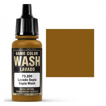 VALLEJO GAME COLOR: SEPIA WASH (17ML) | Eastridge Sports Cards & Games