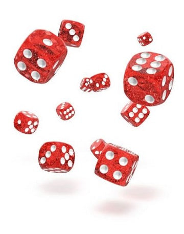 OAKIE DOAKIE 36D6 12MM DICE: SPECKLED RED | Eastridge Sports Cards & Games