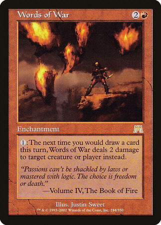 Words of War [Onslaught] | Eastridge Sports Cards & Games