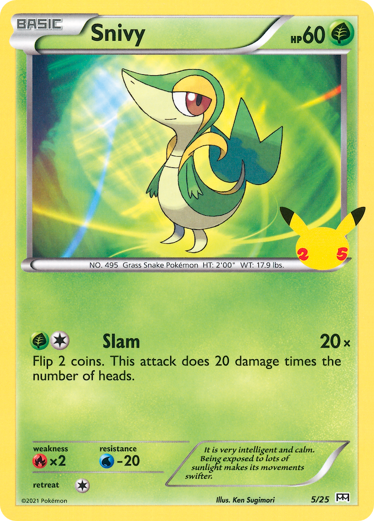 Snivy (5/25) [McDonald's 25th Anniversary] | Eastridge Sports Cards & Games