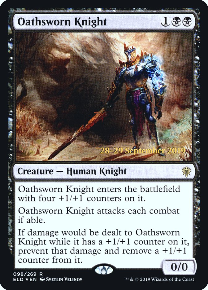 Oathsworn Knight  [Throne of Eldraine Prerelease Promos] | Eastridge Sports Cards & Games