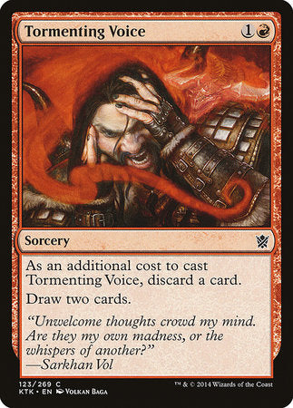 Tormenting Voice [Khans of Tarkir] | Eastridge Sports Cards & Games