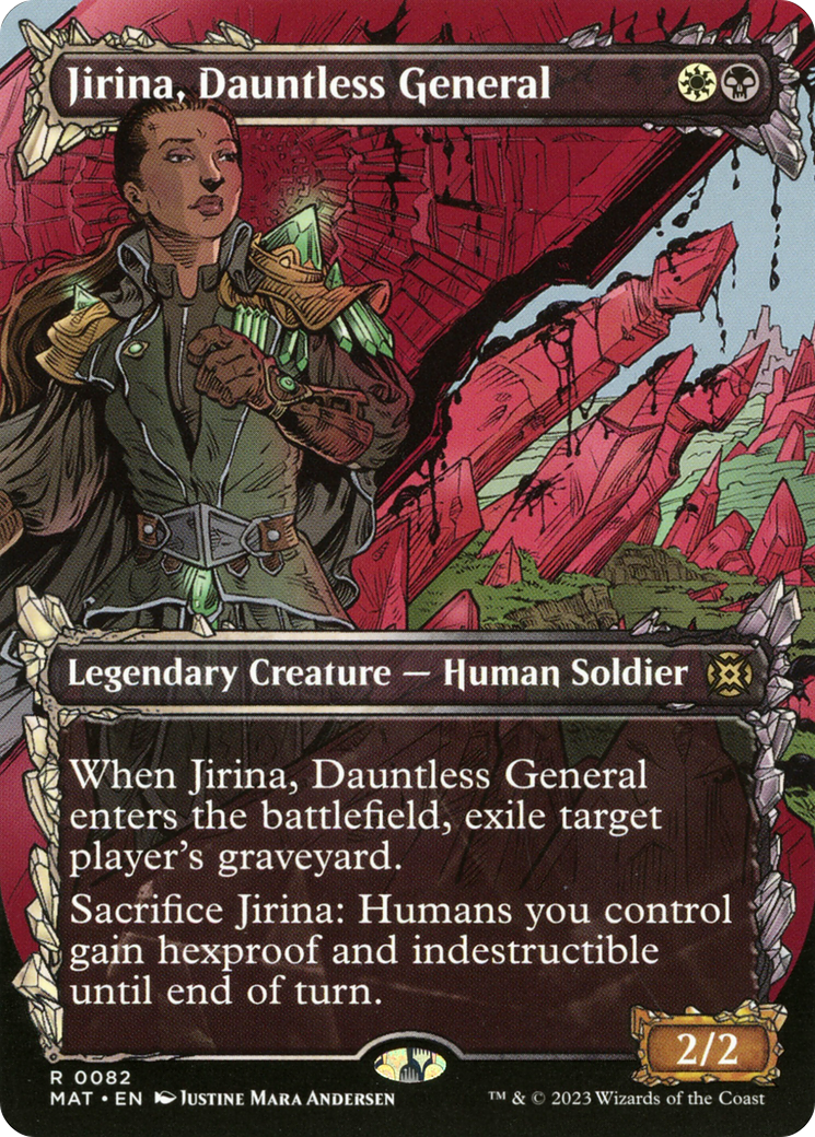 Jirina, Dauntless General (Showcase) [March of the Machine: The Aftermath] | Eastridge Sports Cards & Games