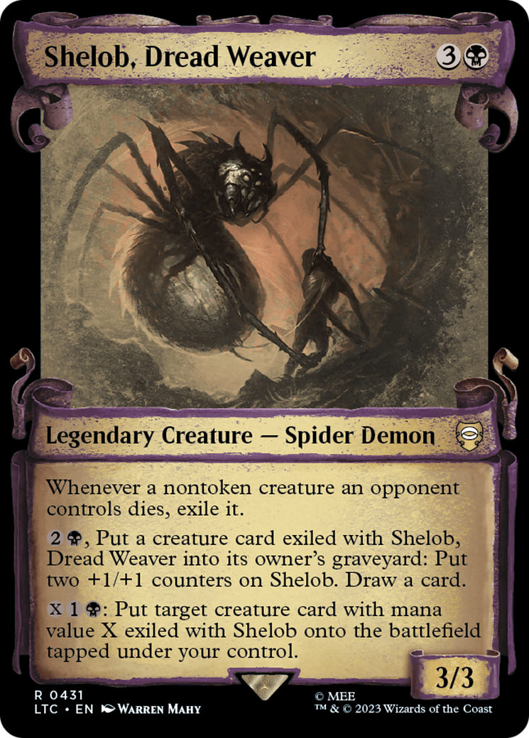 Shelob, Dread Weaver [The Lord of the Rings: Tales of Middle-Earth Commander Showcase Scrolls] | Eastridge Sports Cards & Games