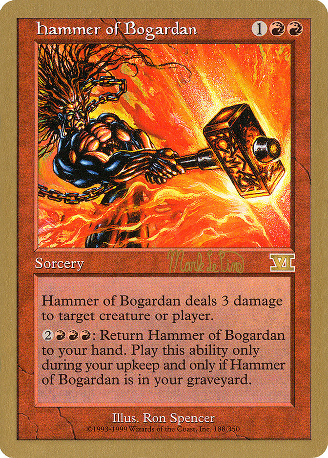 Hammer of Bogardan (Mark Le Pine) [World Championship Decks 1999] | Eastridge Sports Cards & Games