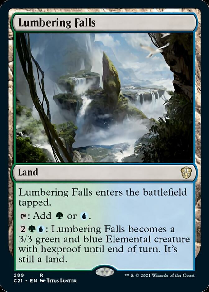 Lumbering Falls [Commander 2021] | Eastridge Sports Cards & Games