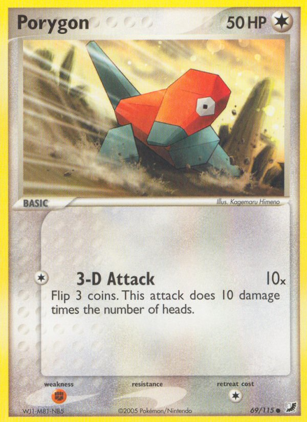 Porygon (69/115) [EX: Unseen Forces] | Eastridge Sports Cards & Games