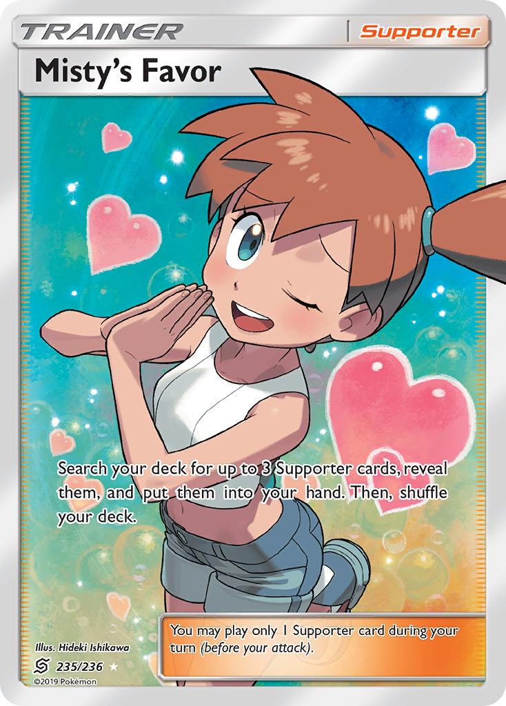 Misty's Favor (235/236) [Sun & Moon: Unified Minds] | Eastridge Sports Cards & Games