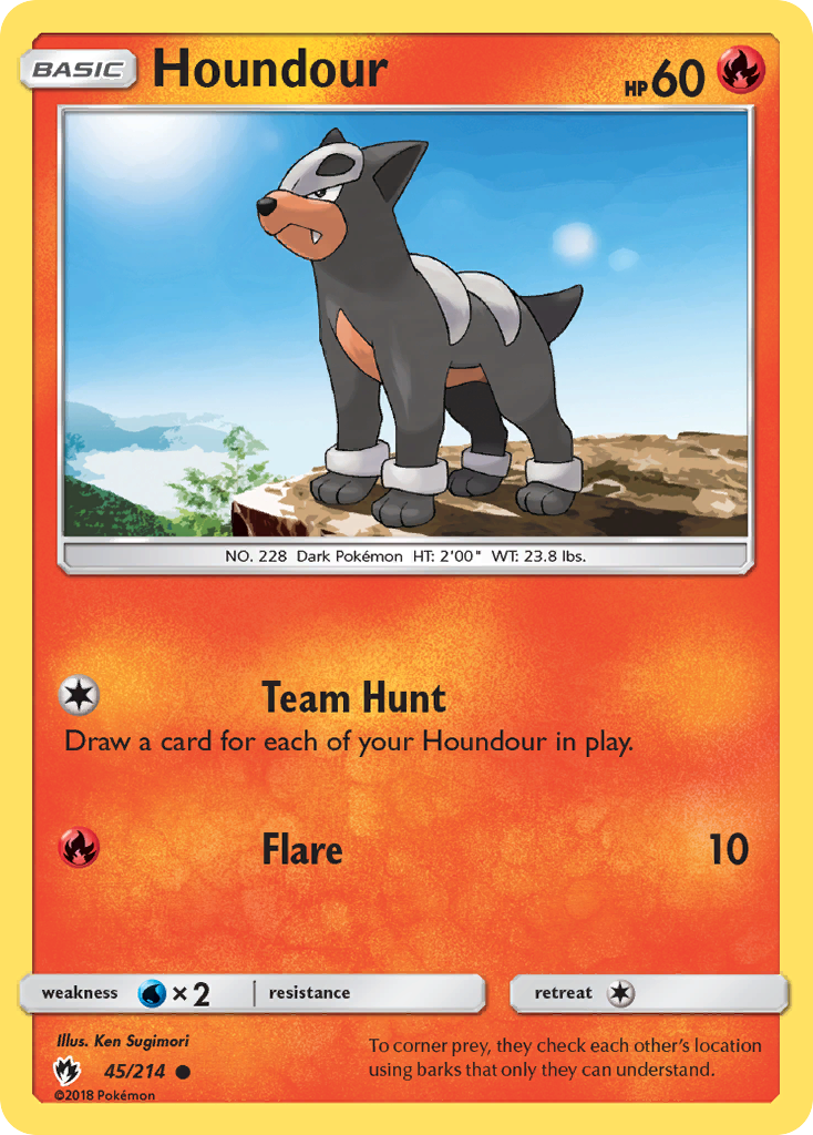 Houndour (45/214) [Sun & Moon: Lost Thunder] | Eastridge Sports Cards & Games