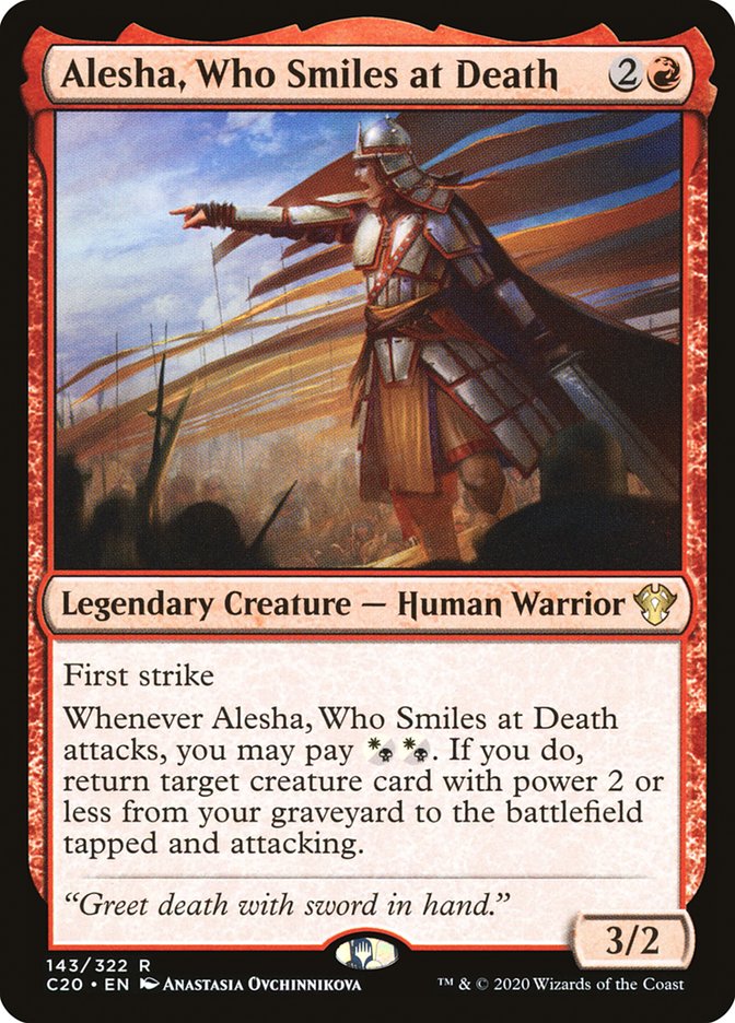 Alesha, Who Smiles at Death [Commander 2020] | Eastridge Sports Cards & Games