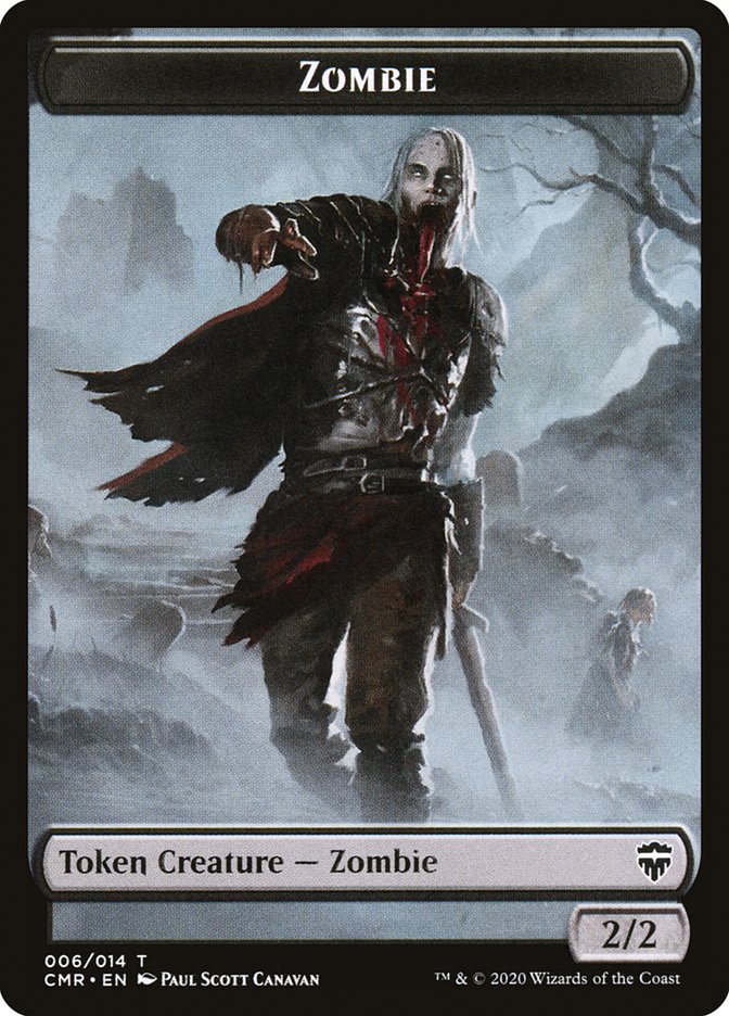 Elf Warrior // Zombie Token [Commander Legends Tokens] | Eastridge Sports Cards & Games