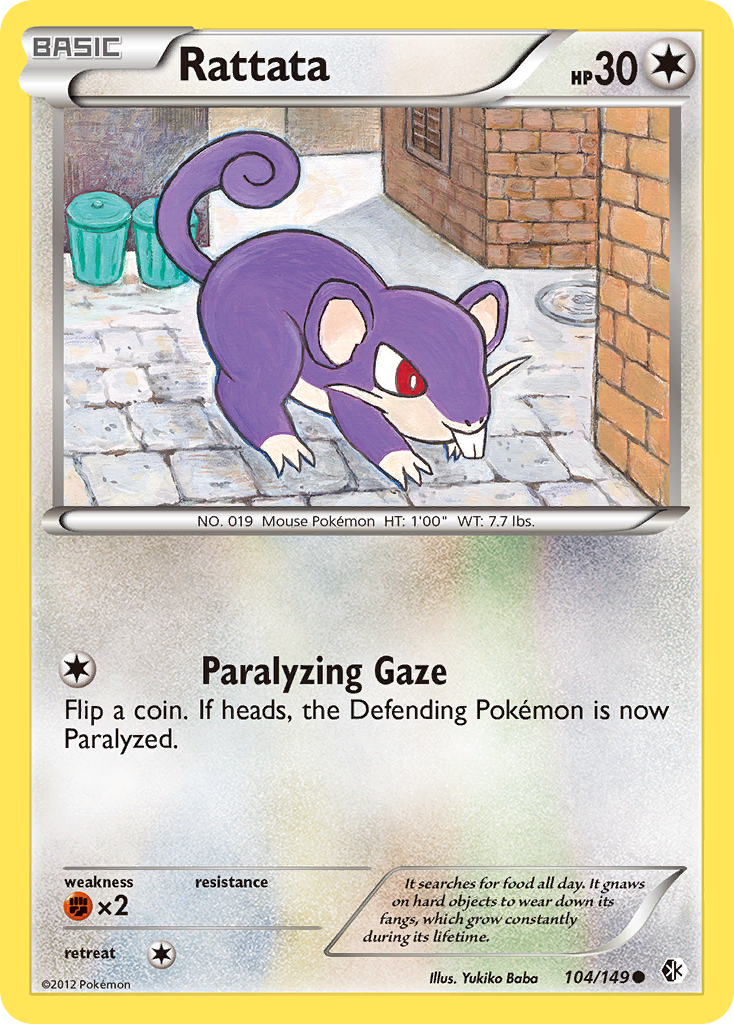 Rattata (104/149) [Black & White: Boundaries Crossed] | Eastridge Sports Cards & Games