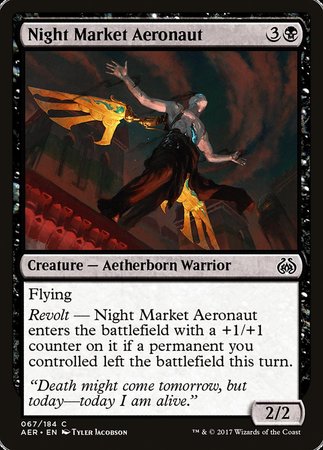 Night Market Aeronaut [Aether Revolt] | Eastridge Sports Cards & Games