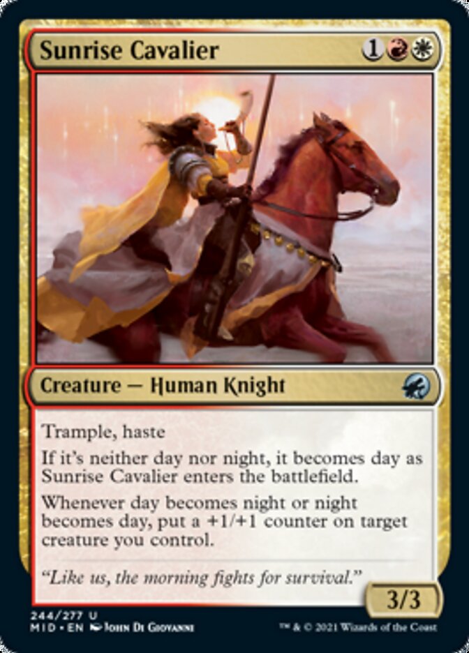 Sunrise Cavalier [Innistrad: Midnight Hunt] | Eastridge Sports Cards & Games