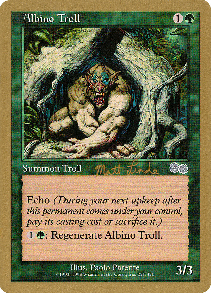 Albino Troll (Matt Linde) [World Championship Decks 1999] | Eastridge Sports Cards & Games