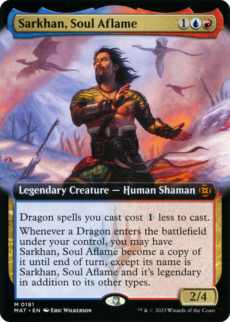 Sarkhan, Soul Aflame (Extended Art) [March of the Machine: The Aftermath] | Eastridge Sports Cards & Games