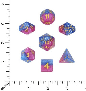 GATE KEEPER GAMES HALFSIES DICE - THE COURT JESTER 7-DICE SET | Eastridge Sports Cards & Games