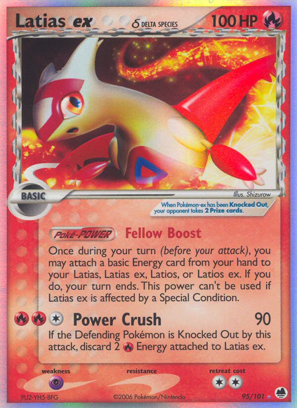 Latias ex (95/101) (Delta Species) [EX: Dragon Frontiers] | Eastridge Sports Cards & Games