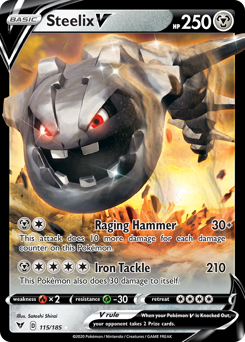 Steelix V (115/185) [Sword & Shield: Vivid Voltage] | Eastridge Sports Cards & Games