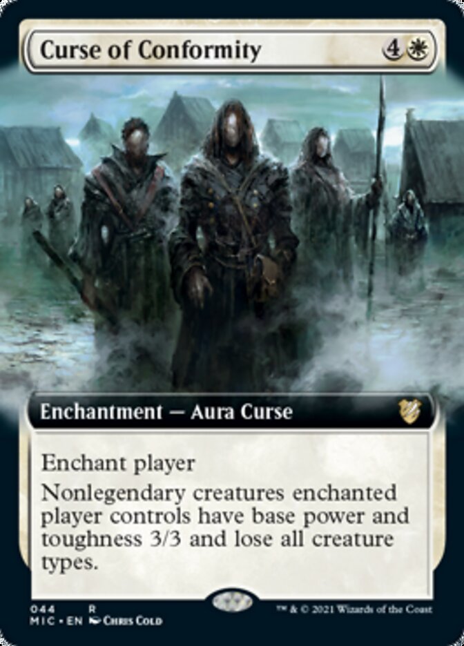 Curse of Conformity (Extended) [Innistrad: Midnight Hunt Commander] | Eastridge Sports Cards & Games