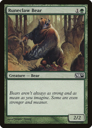 Runeclaw Bear [Magic 2010] | Eastridge Sports Cards & Games