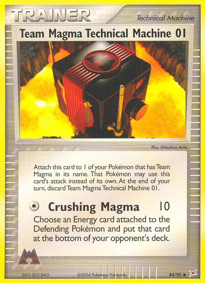 Team Magma Technical Machine 01 (84/95) [EX: Team Magma vs Team Aqua] | Eastridge Sports Cards & Games