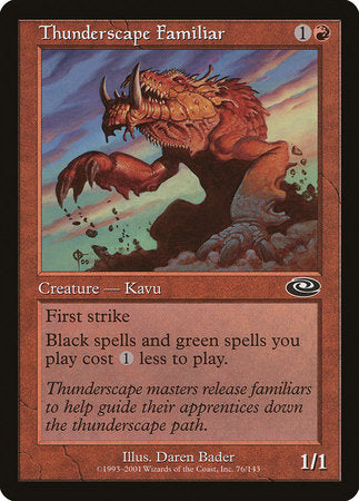 Thunderscape Familiar [Planeshift] | Eastridge Sports Cards & Games