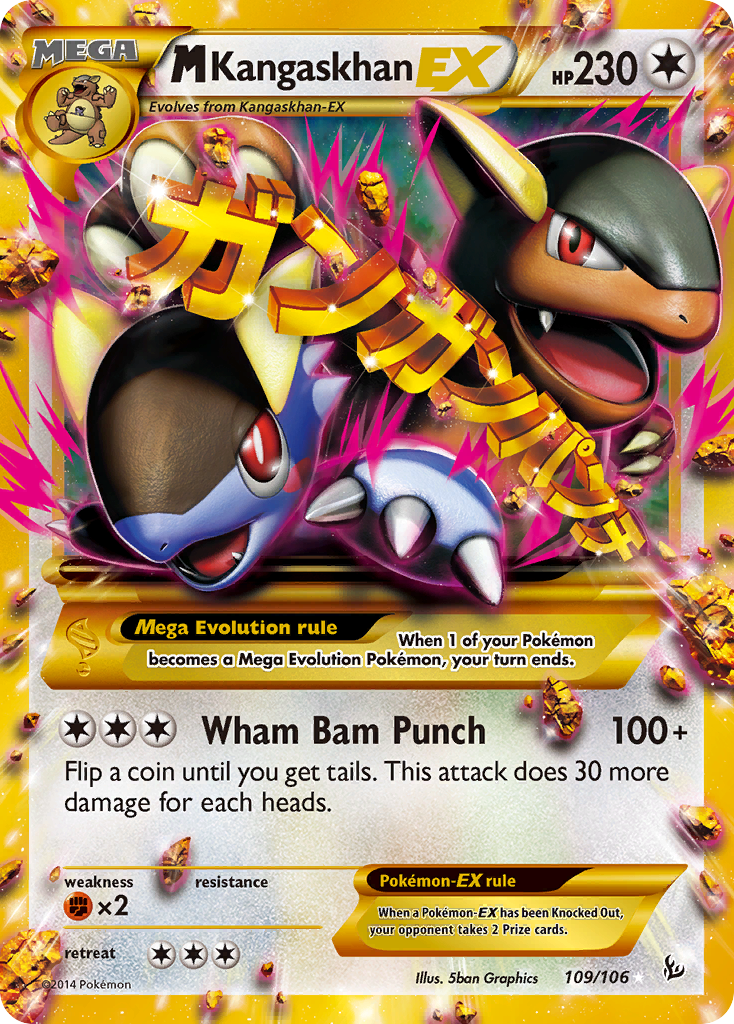 M Kangaskhan EX (109/106) [XY: Flashfire] | Eastridge Sports Cards & Games