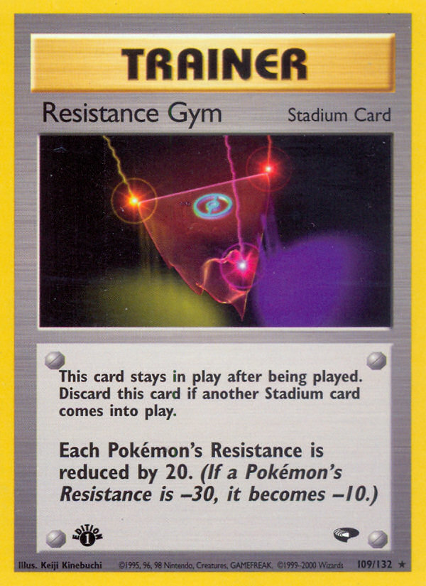 Resistance Gym (109/132) [Gym Challenge 1st Edition] | Eastridge Sports Cards & Games