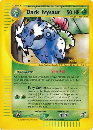 Dark Ivysaur (6) (Winner) (Jumbo Card) [Best of Promos] | Eastridge Sports Cards & Games