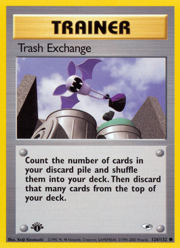 Trash Exchange (126/132) [Gym Heroes 1st Edition] | Eastridge Sports Cards & Games