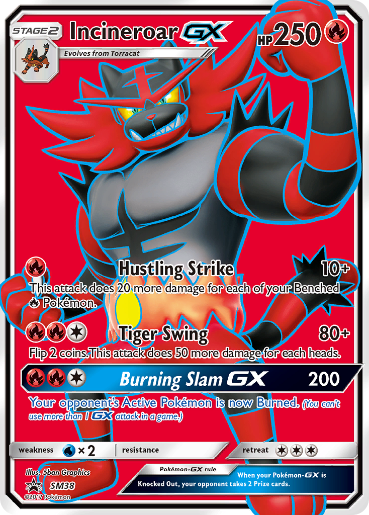 Incineroar GX (SM38) [Sun & Moon: Black Star Promos] | Eastridge Sports Cards & Games