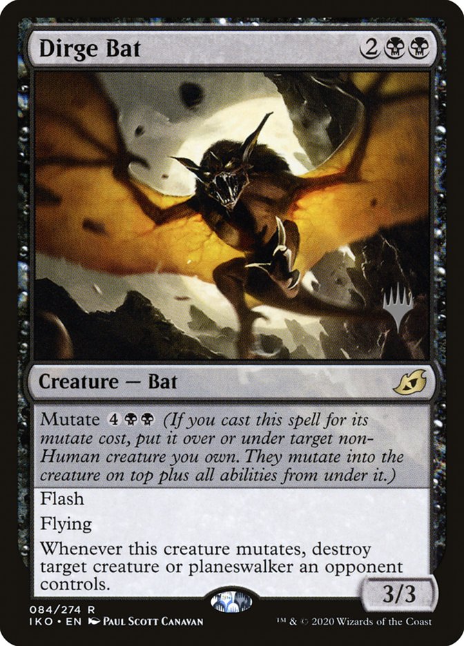 Dirge Bat (Promo Pack) [Ikoria: Lair of Behemoths Promos] | Eastridge Sports Cards & Games