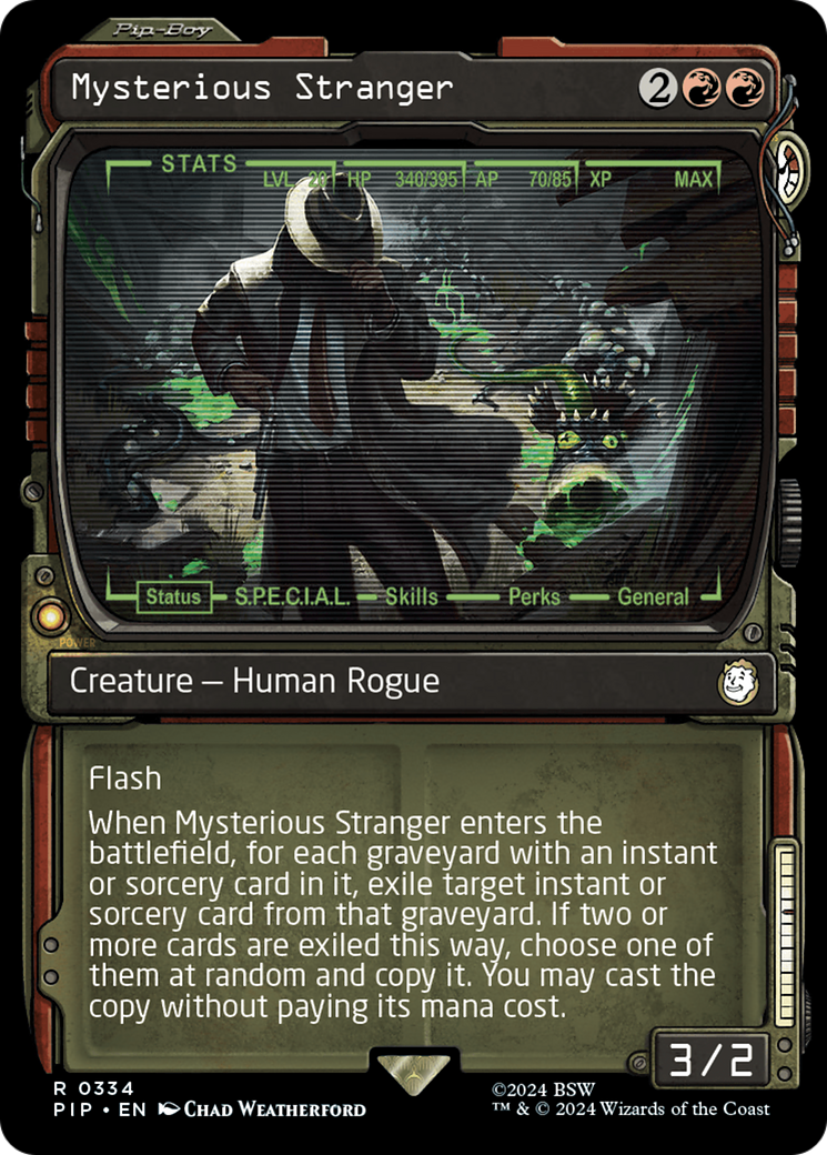 Mysterious Stranger (Showcase) [Fallout] | Eastridge Sports Cards & Games