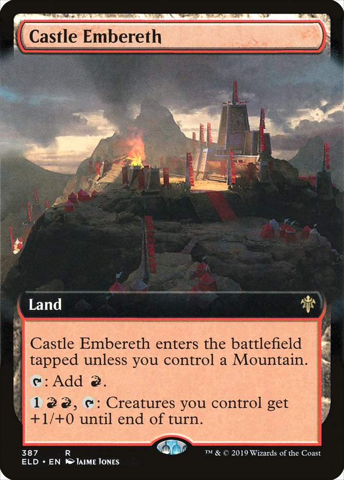 Castle Embereth (Extended Art) [Throne of Eldraine] | Eastridge Sports Cards & Games