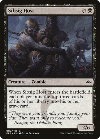 Sibsig Host [Fate Reforged] | Eastridge Sports Cards & Games