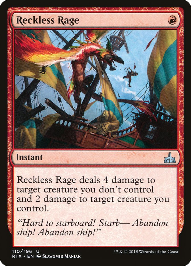 Reckless Rage [Rivals of Ixalan] | Eastridge Sports Cards & Games