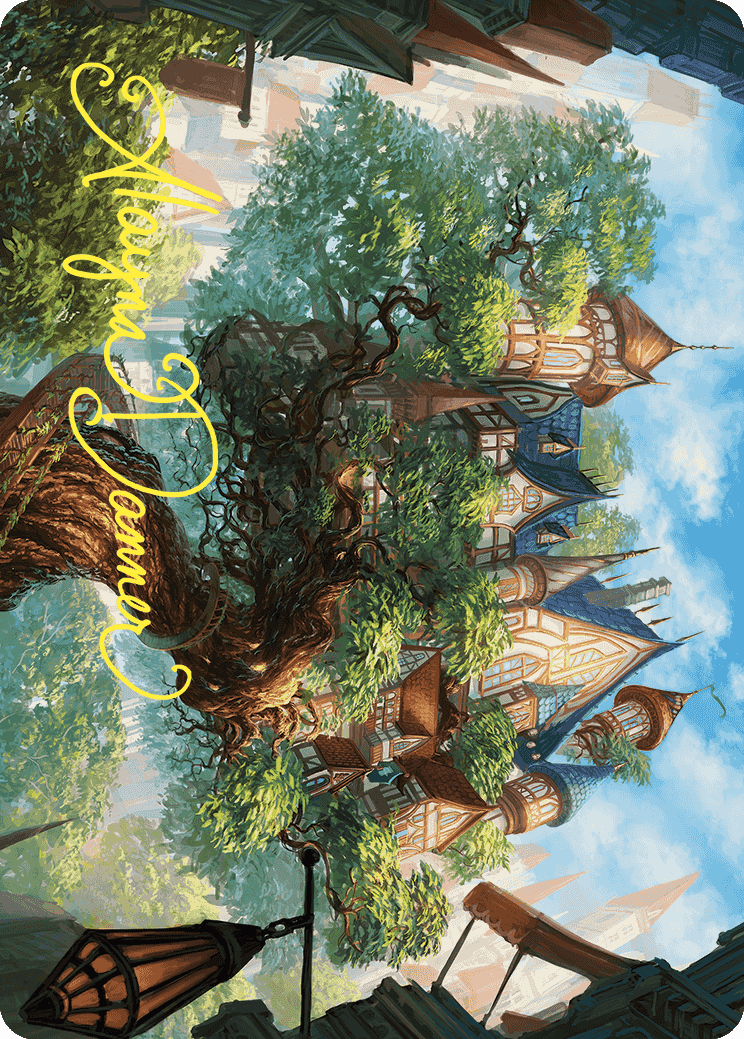 Edgewall Inn Art Card (Gold-Stamped Signature) [Wilds of Eldraine Art Series] | Eastridge Sports Cards & Games