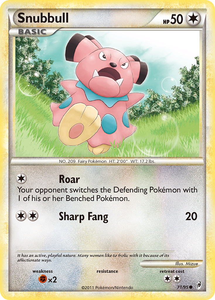 Snubbull (71/95) [HeartGold & SoulSilver: Call of Legends] | Eastridge Sports Cards & Games
